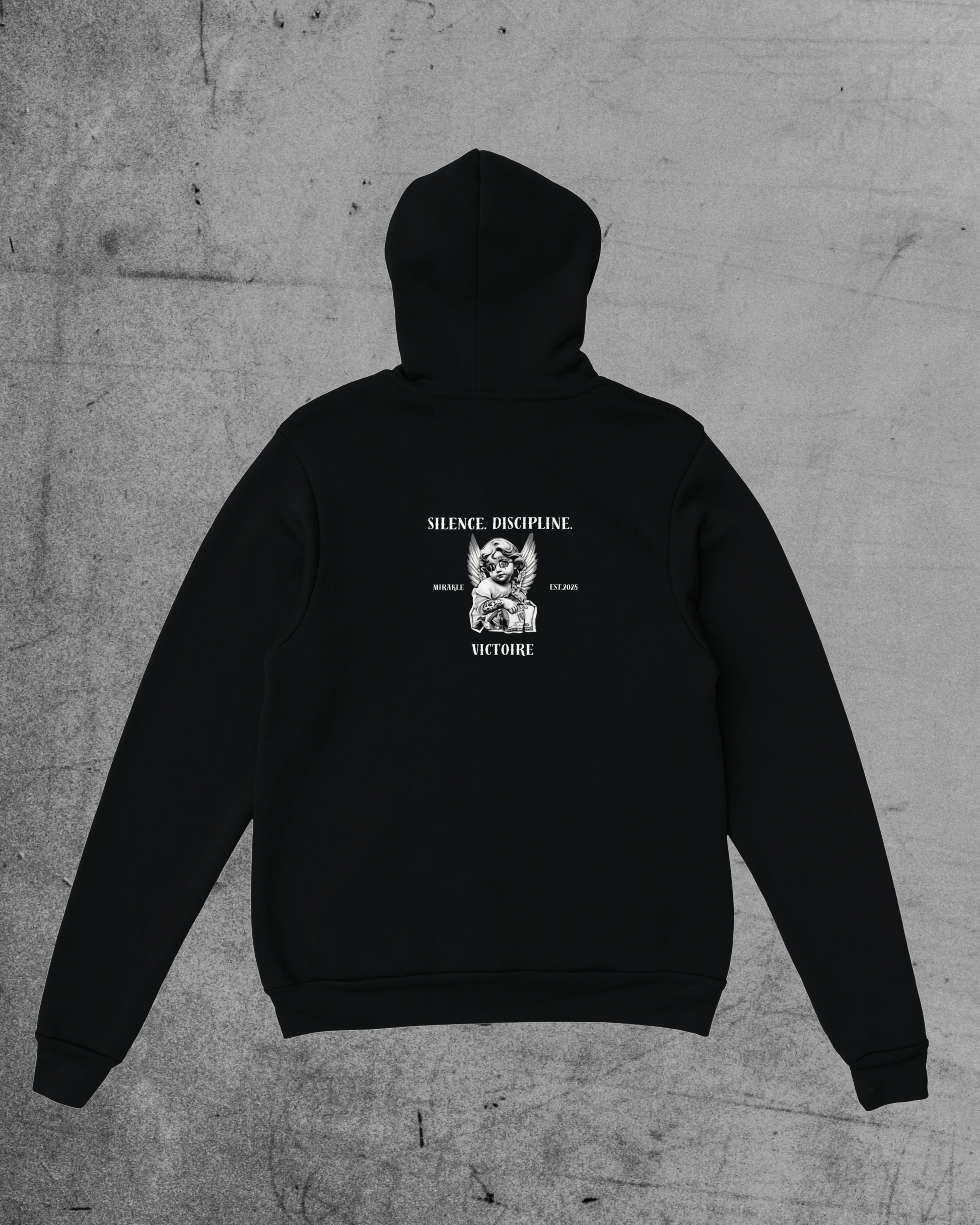 Hoodie | Silence. Discipline .Victoire. - MIRAKLE